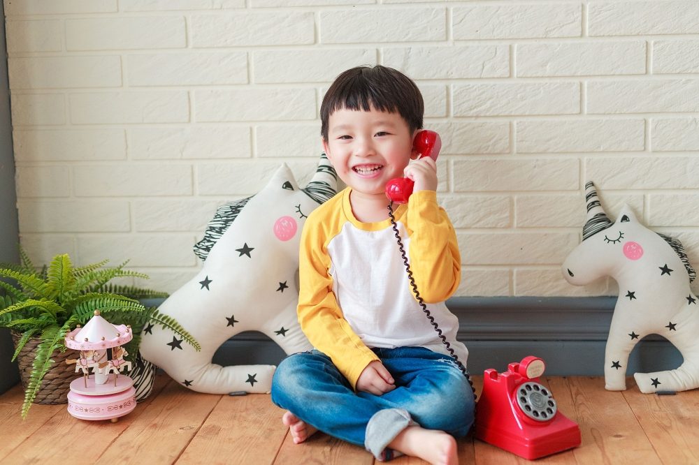 蔡小鹿棚內親子寫真