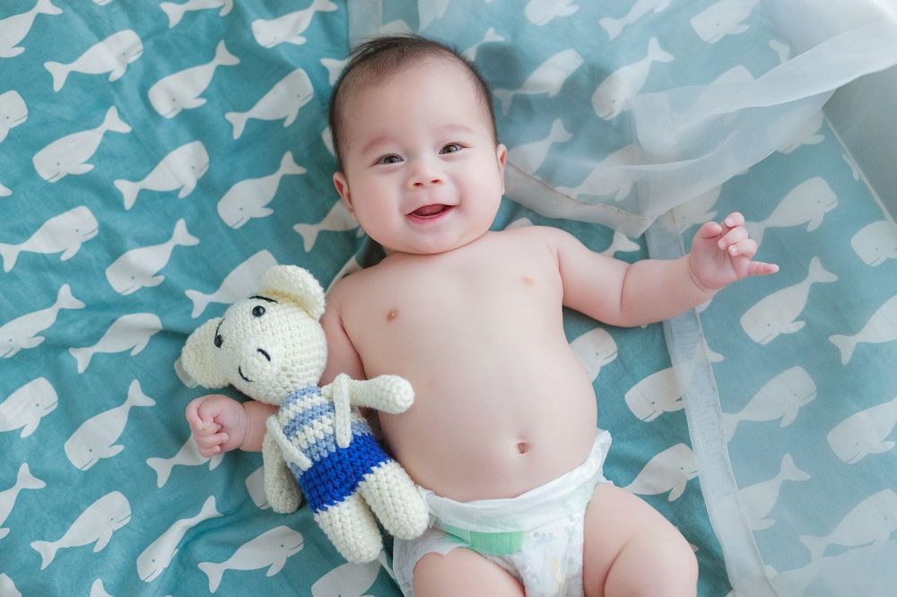 蔡小鹿棚內親子寫真