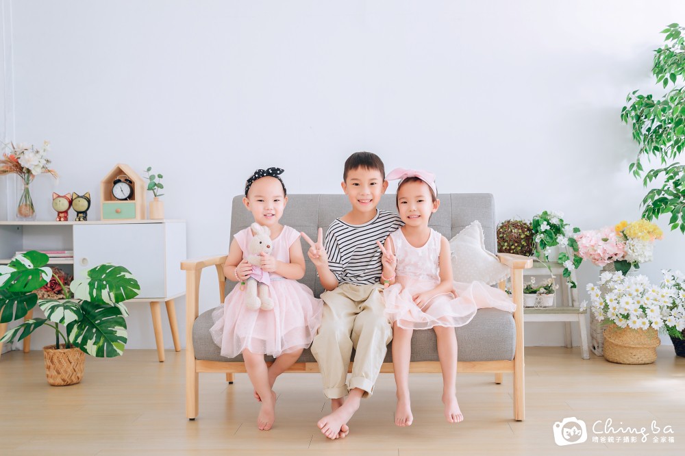 2大3小全家福
