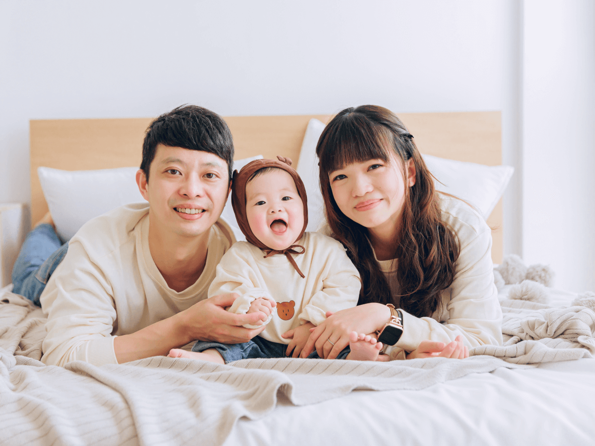 棚內親子寫真