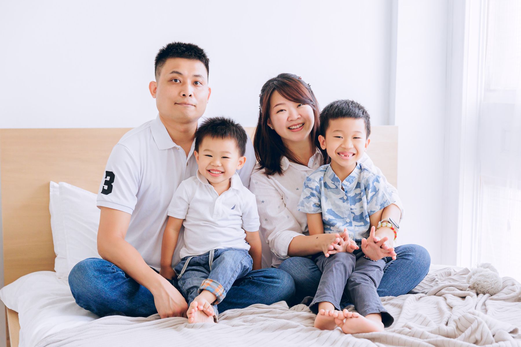 棚內親子寫真