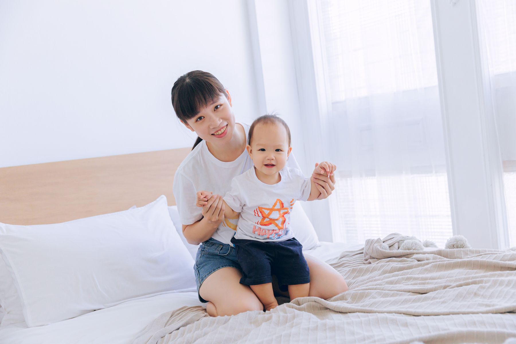 棚內親子寫真